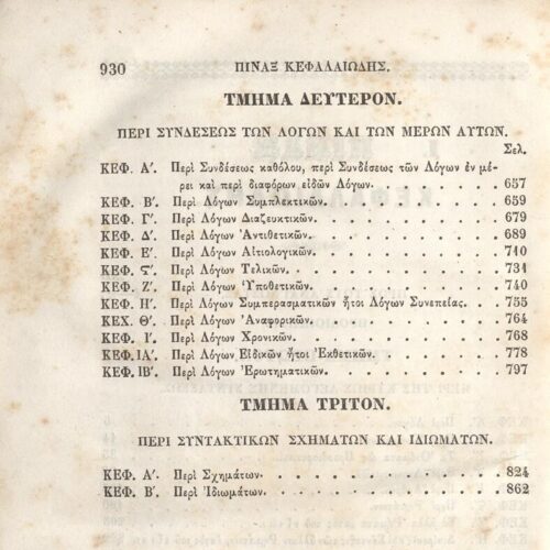 22,5 x 14,5 εκ. 2 σ. χ.α. + π’ σ. + 942 σ. + 4 σ. χ.α., όπου στη ράχη το όνομα προηγού�